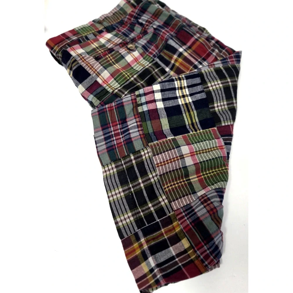 VTG POLO Ralph Lauren Madras Patchwork Classic Fit 9